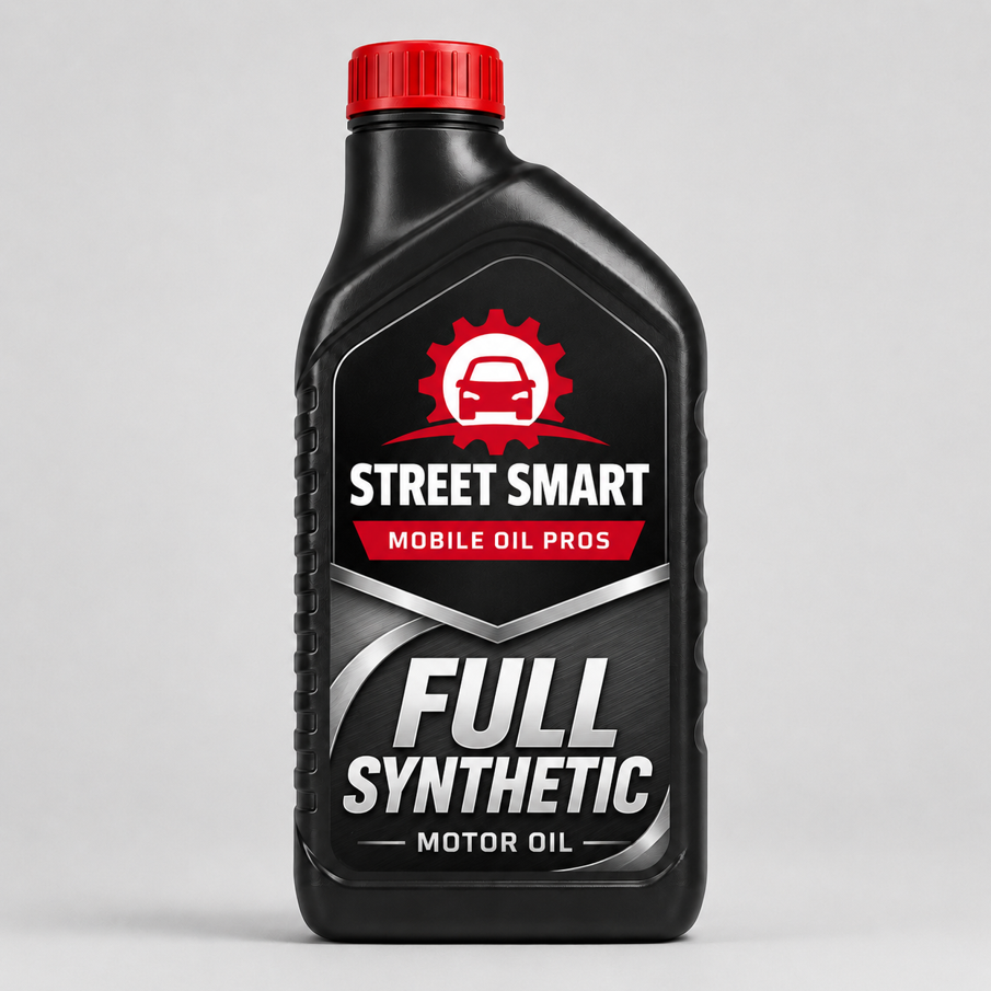 Full Synthetic Oil Change oil bottle
